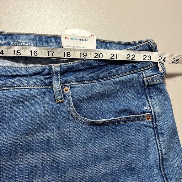 Old Navy OG Denim Two Tone Cut Off Shorts Size 26 NWT - Picture 8 of 11